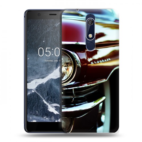 Дизайнерский пластиковый чехол для Nokia 5.1 Cadillac