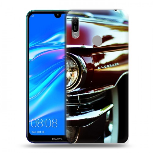 Дизайнерский пластиковый чехол для Huawei Y6 (2019) Cadillac