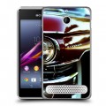 Дизайнерский силиконовый чехол для Sony Xperia E1 Cadillac