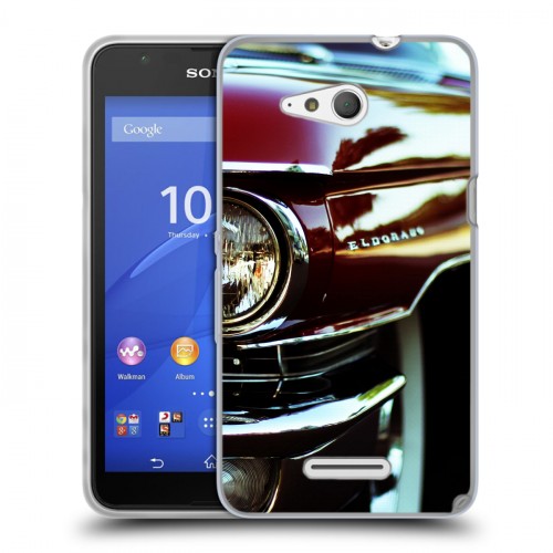 Дизайнерский пластиковый чехол для Sony Xperia E4g Cadillac