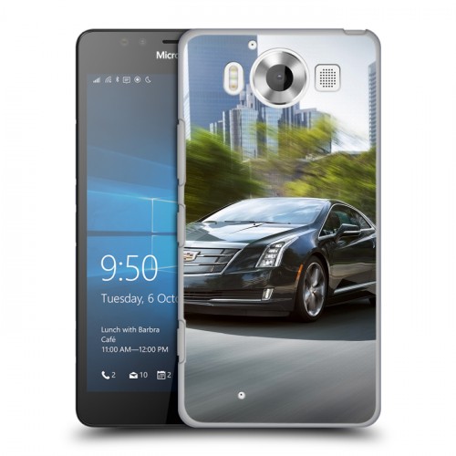 Дизайнерский пластиковый чехол для Microsoft Lumia 950 Cadillac