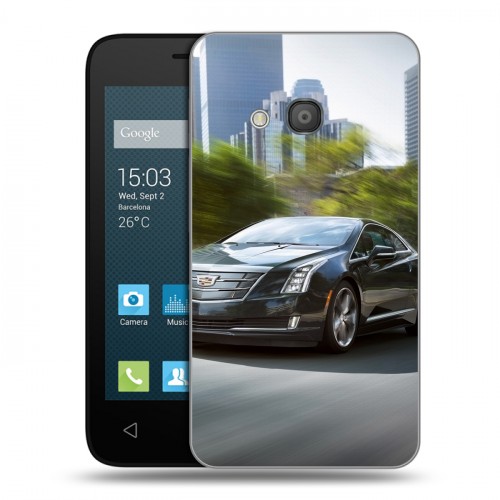 Дизайнерский силиконовый чехол для Alcatel One Touch Pixi 4 (4) Cadillac