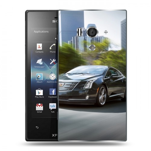 Дизайнерский пластиковый чехол для Sony Xperia acro S Cadillac