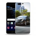 Дизайнерский пластиковый чехол для Huawei P10 Cadillac