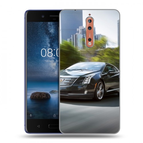 Дизайнерский пластиковый чехол для Nokia 8 Cadillac