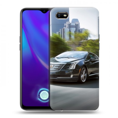 Дизайнерский силиконовый с усиленными углами чехол для OPPO A1k Cadillac