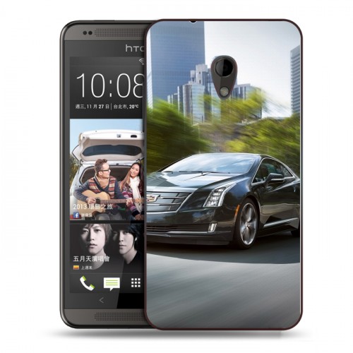 Дизайнерский пластиковый чехол для HTC Desire 700 Cadillac