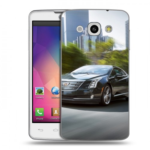 Дизайнерский пластиковый чехол для LG L60 Cadillac