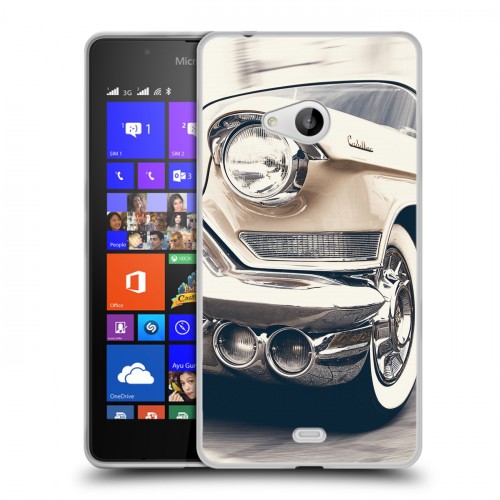 Дизайнерский пластиковый чехол для Microsoft Lumia 540 Cadillac