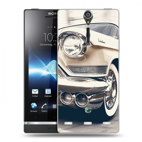 Дизайнерский пластиковый чехол для Sony Xperia S Cadillac