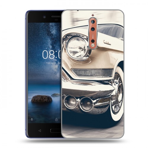 Дизайнерский пластиковый чехол для Nokia 8 Cadillac