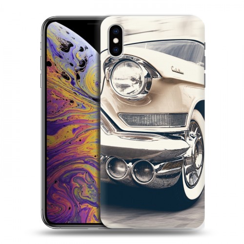 Дизайнерский силиконовый чехол для Iphone Xs Max Cadillac