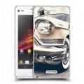 Дизайнерский пластиковый чехол для Sony Xperia L Cadillac