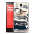 Дизайнерский силиконовый чехол для Xiaomi RedMi Note Cadillac