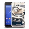 Дизайнерский пластиковый чехол для Sony Xperia E4g Cadillac