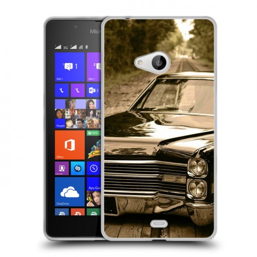 Дизайнерский пластиковый чехол для Microsoft Lumia 540 Cadillac