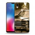 Дизайнерский пластиковый чехол для Vivo V9 Cadillac