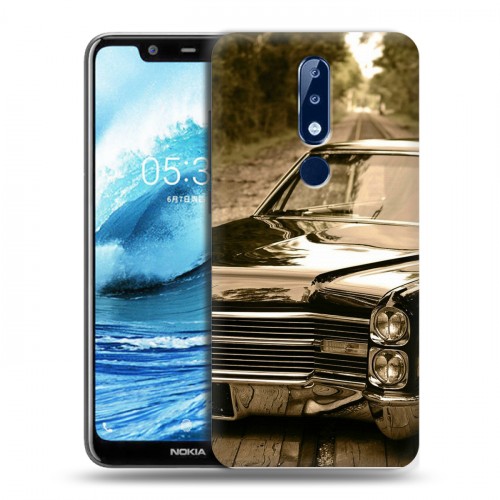 Дизайнерский пластиковый чехол для Nokia 5.1 Plus Cadillac