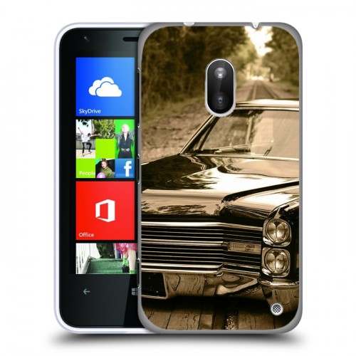 Дизайнерский пластиковый чехол для Nokia Lumia 620 Cadillac