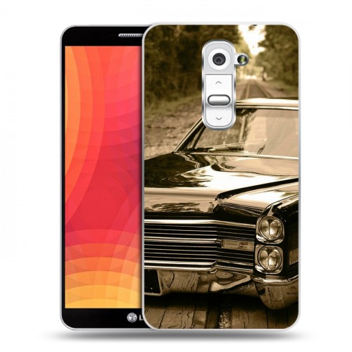 Дизайнерский пластиковый чехол для LG Optimus G2 Cadillac