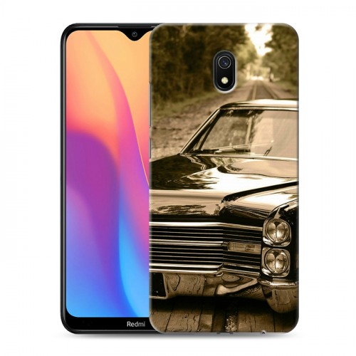 Дизайнерский силиконовый с усиленными углами чехол для Xiaomi RedMi 8A Cadillac