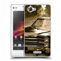 Дизайнерский пластиковый чехол для Sony Xperia L Cadillac