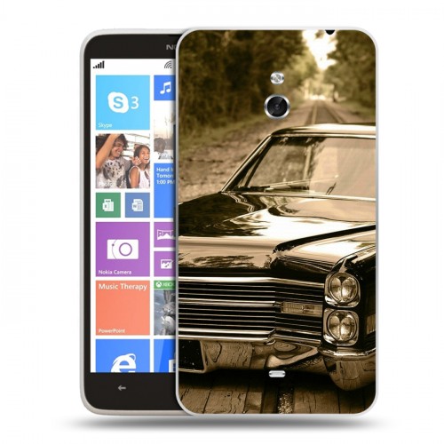 Дизайнерский пластиковый чехол для Nokia Lumia 1320 Cadillac