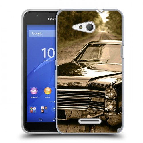 Дизайнерский пластиковый чехол для Sony Xperia E4g Cadillac