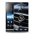 Дизайнерский пластиковый чехол для Sony Xperia S Cadillac