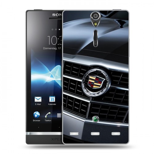 Дизайнерский пластиковый чехол для Sony Xperia S Cadillac