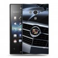 Дизайнерский пластиковый чехол для Sony Xperia acro S Cadillac