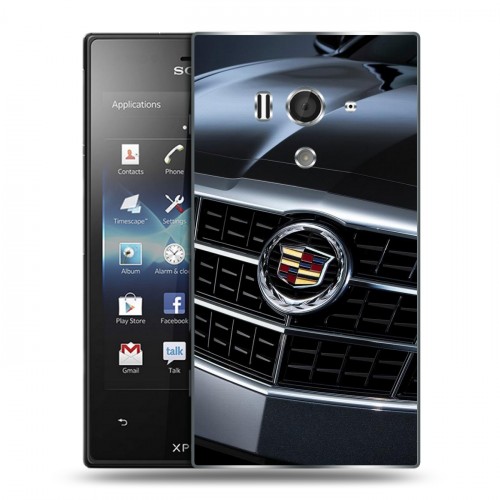 Дизайнерский пластиковый чехол для Sony Xperia acro S Cadillac