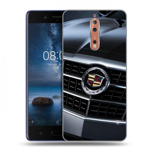 Дизайнерский пластиковый чехол для Nokia 8 Cadillac