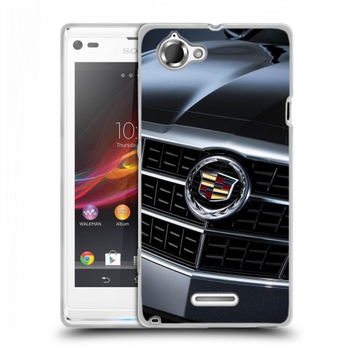 Дизайнерский пластиковый чехол для Sony Xperia L Cadillac