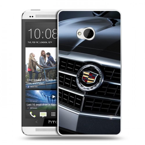 Дизайнерский пластиковый чехол для HTC One (M7) Dual SIM Cadillac