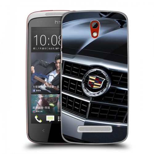 Дизайнерский пластиковый чехол для HTC Desire 500 Cadillac