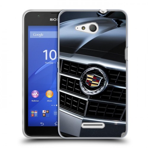 Дизайнерский пластиковый чехол для Sony Xperia E4g Cadillac