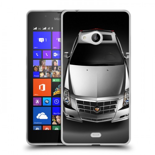 Дизайнерский пластиковый чехол для Microsoft Lumia 540 Cadillac