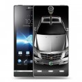 Дизайнерский пластиковый чехол для Sony Xperia S Cadillac