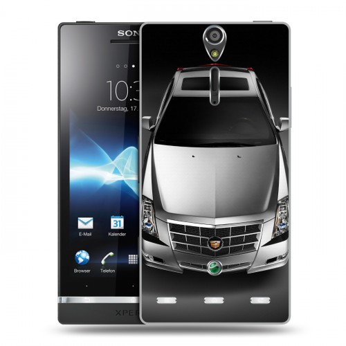 Дизайнерский пластиковый чехол для Sony Xperia S Cadillac