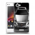 Дизайнерский пластиковый чехол для Sony Xperia L Cadillac