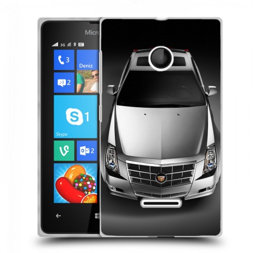 Дизайнерский пластиковый чехол для Microsoft Lumia 435 Cadillac