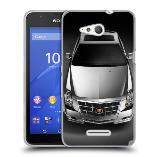 Дизайнерский пластиковый чехол для Sony Xperia E4g Cadillac