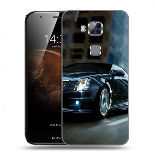 Дизайнерский пластиковый чехол для Huawei G8 Cadillac