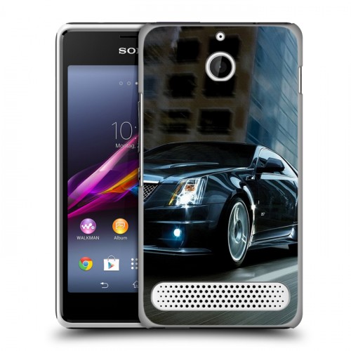 Дизайнерский силиконовый чехол для Sony Xperia E1 Cadillac