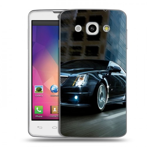 Дизайнерский пластиковый чехол для LG L60 Cadillac