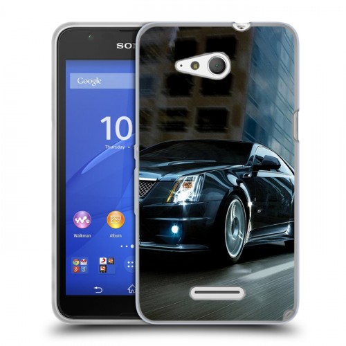 Дизайнерский пластиковый чехол для Sony Xperia E4g Cadillac