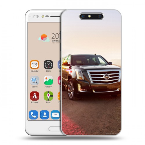 Дизайнерский пластиковый чехол для ZTE Blade V8 Cadillac