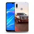 Дизайнерский пластиковый чехол для Huawei Y6 (2019) Cadillac