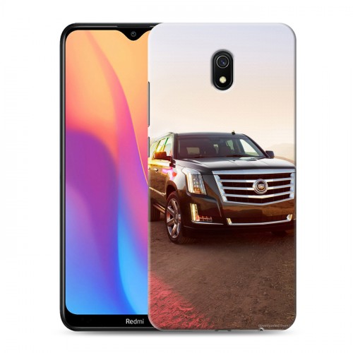 Дизайнерский силиконовый с усиленными углами чехол для Xiaomi RedMi 8A Cadillac